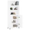 vidaXL Highboard Wei&szlig; 69,5x34x180 cm Holzwerkstoff