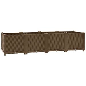 vidaXL Hochbeet 160 x 40 x 38 cm Polypropylen