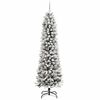 vidaXL K&uuml;nstlicher Weihnachtsbaum mit 300 LEDs mit St&auml;nder Wei&szlig; 240 cm