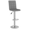 vidaXL Barhocker 2 Stk. Hellgrau Stoff