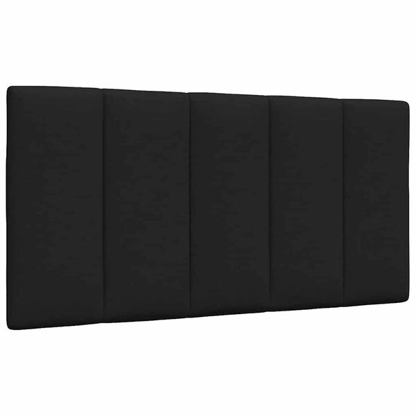 vidaXL Kopfteil-Kissen "Hanko" Schwarz 100 cm Stoff