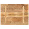 vidaXL Tischplatte 80x60x2,5 cm Rechteckig Massivholz Mango