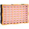vidaXL Multi-Schubladen-Organizer mit 64 Schubladen 52x16x37,5 cm