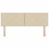 vidaXL Kopfteil Creme 160 cm Stoff