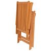 vidaXL Gartenst&uuml;hle 4 Stk. mit Hellgr&uuml;nen Kissen Massivholz Teak