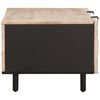 vidaXL Couchtisch Wei&szlig; 100 x 54 x 40 cm Massivholz Mango
