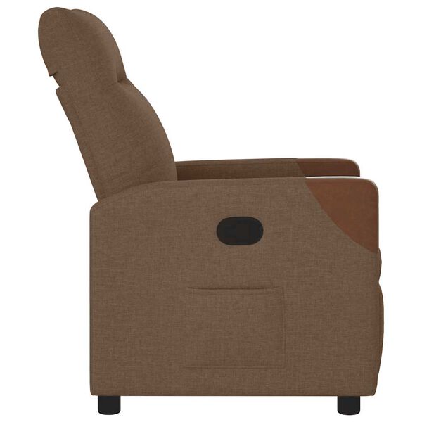 vidaXL Relaxsessel Braun Stoff