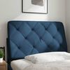 vidaXL Kopfteil-Kissen Blau 80 cm Stoff