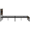 vidaXL Metallbett ohne Matratze R&auml;uchereiche 200x200 cm