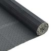 vidaXL Teppich Rechteckig Grau 60x100 cm Bambus