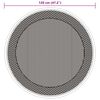 vidaXL Outdoor-Teppich ARAKIL Gr&uuml;n &Oslash;120 cm PP