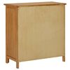 vidaXL Küchenschrank 70x35x75 cm Massivholz Eiche