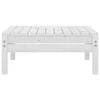 vidaXL 3-tlg. Garten-Lounge-Set Kiefer Massivholz Wei&szlig;