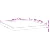 vidaXL Matratzenschoner Wei&szlig; 200x220 cm Wasserdicht