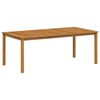 vidaXL Garten Essgruppe 9 pcs Beige Massivholz Akazie