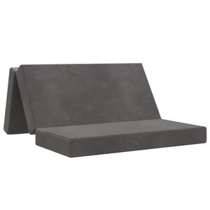 vidaXL Klappsofa Bett 120 x 67 x 45 cm Dunkelgrau