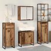 vidaXL Badezimmerm&ouml;bel-Set mit Schubladen Altholz Holzwerkstoff