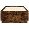 vidaXL Bettgestell mit LED R&auml;uchereiche 100x200 cm Holzwerkstoff