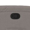 vidaXL Relaxsessel mit Aufstehhilfe Taupe Stoff