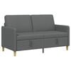 vidaXL Sofa mit Stauraum Dunkelgrau 152 x 78 x 87 cm Polyester