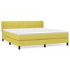 vidaXL Boxspringbett mit Matratze Gr&uuml;n 160x200 cm Stoff