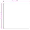 vidaXL Kunstschaffell Teppich Tafalla Creme 160 x 160 cm Polyester