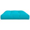 vidaXL Palettenkissen T&uuml;rkis 120x80x12 cm Stoff
