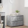 vidaXL Aufbewahrungsschrank Beton Grau 80 x 48 x 57 cm Holzwerkstoff