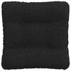 vidaXL Sitzkissen 4 pcs Schwarz 45 x 45 x 12 cm Stoff