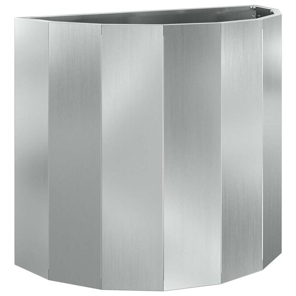 vidaXL Pflanzk&uuml;bel Silber 60 x 30 x 50 cm Verzinkter Stahl