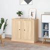 vidaXL Sideboards 2 Stk. Sonoma-Eiche 37,5x35,5x67,5 cm Holzwerkstoff