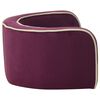 vidaXL Hundesofa Klappbar Burgunderrot 73x67x26 cm Pl&uuml;sch Waschbar