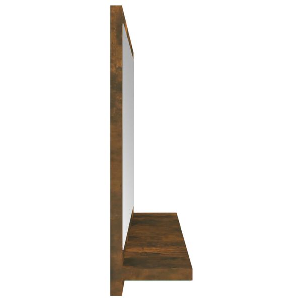 vidaXL Badspiegel R&auml;uchereiche 60x10,5x37 cm Holzwerkstoff