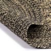 vidaXL Teppich Handgefertigt Jute Schwarz und Natur 120 cm