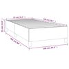 vidaXL Boxspringbettgestell Schwarz 100x200 cm Kunstleder