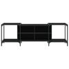 vidaXL TV-Schrank Schwarz 153x37x50 cm Holzwerkstoff