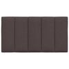 vidaXL Kopfteil-Kissen "Hanko" Dunkelbraun 80 cm Stoff