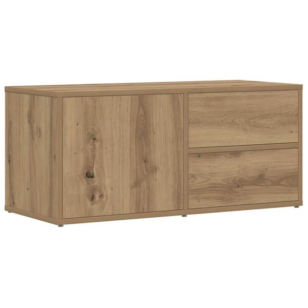 vidaXL TV-Schrank Artisan-Eiche 80x34x35,5 cm Holzwerkstoff