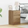 vidaXL Nachttisch Artisan-Eiche 38 x 34 x 61 cm Holzwerkstoff