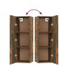 vidaXL 5-tlg. TV-Schrank-Set R&auml;uchereiche Holzwerkstoff