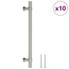 vidaXL M&ouml;belgriffe 10 Stk. Silbern 160 mm Edelstahl