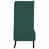 vidaXL Hoher R&uuml;cken Sofa Dunkelgr&uuml;n 109 x 56 x 121 cm Stoff
