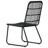 vidaXL 9-tlg. Garten-Essgruppe Poly Rattan und Glas
