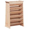 vidaXL Vertikalbeet mit 6 F&auml;chern 69x40x101,5 cm Massivholz Kiefer