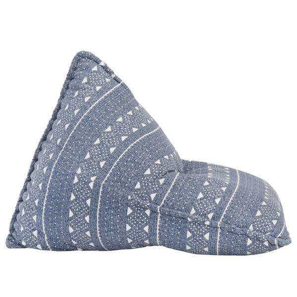 vidaXL Beanbag Indigo Stoff Patchwork