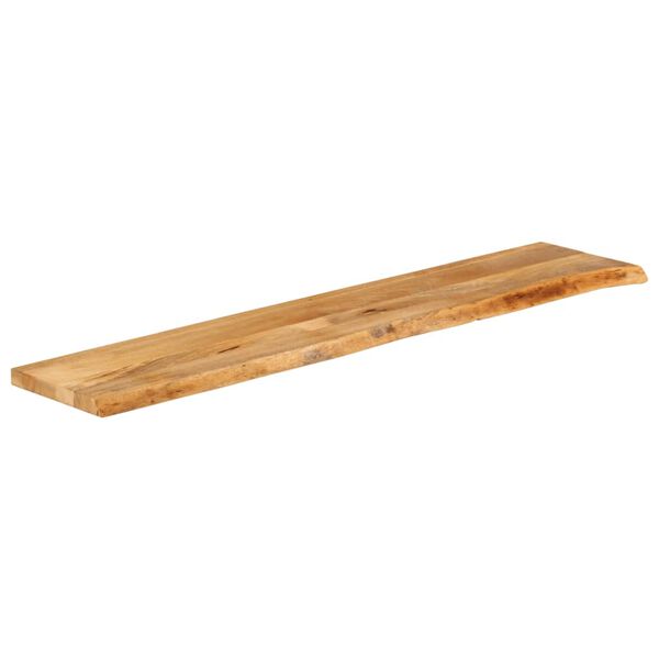 vidaXL Tischplatte mit Baumkante 140x30x3,8 cm Massivholz Mango