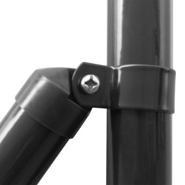vidaXL Eurozaun Stahl 25 x 1,2 m Grau