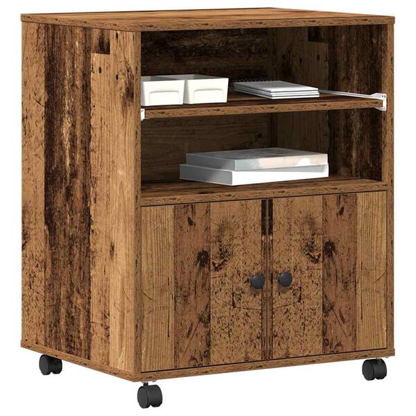 vidaXL Druckerst&auml;nder Altholz 60 x 48 x 74 cm Holzwerkstoff