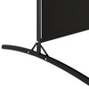 vidaXL 3-tlg. Paravent Schwarz 525x180 cm Stoff
