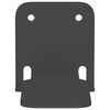 vidaXL Wandregal mit Regal 4 pcs Schwarz 6 x 10,8 x 6,6 cm
